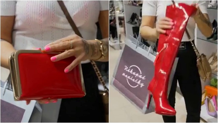 NM 24 - ladenie topanok s kabelkou